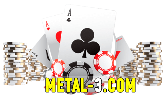 Jogue jogos de pôquer em metal 